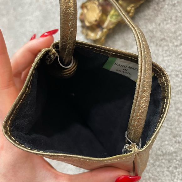 🚚MOVING SALE Vintage 1970 Carvalhu's Brutalist Amethyst Brass & bronze Leather - Picture 6 of 16